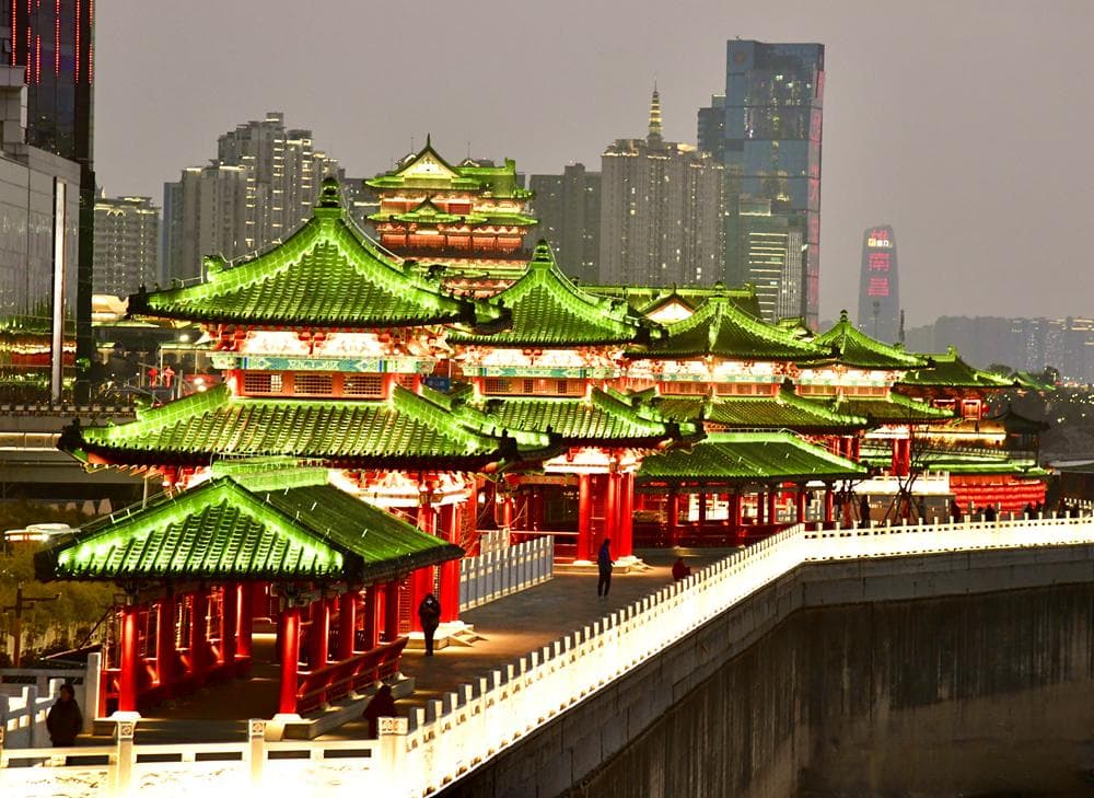 古韵新辉交织的城市胜景 滕王阁景区北扩片区尽显唐风宋韵