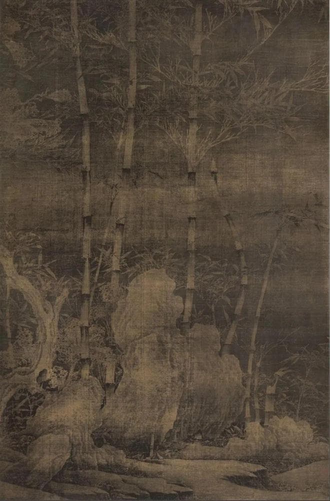 画说冬至：《雪竹图》的落墨之美