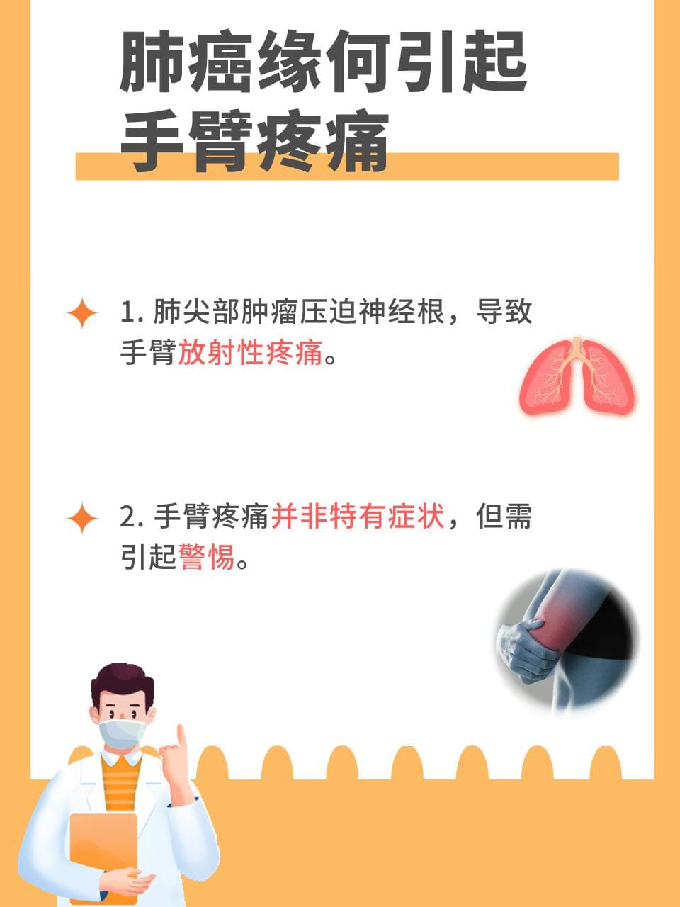 肺癌引发手臂疼痛：识别与应对策略