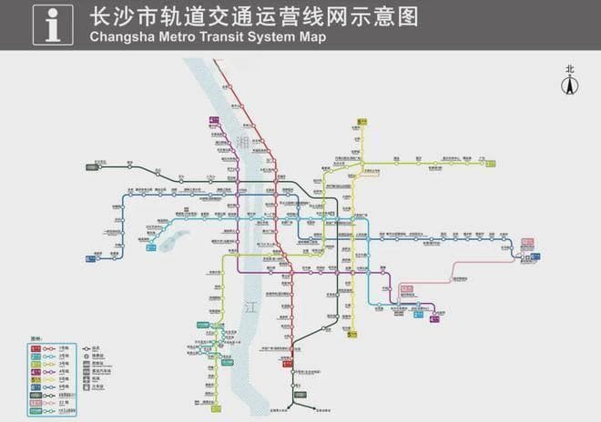 长沙地铁最新线路图公布！六大变化详解