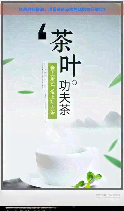 红茶泡制指南：适量茶叶与水的比例如何确定？