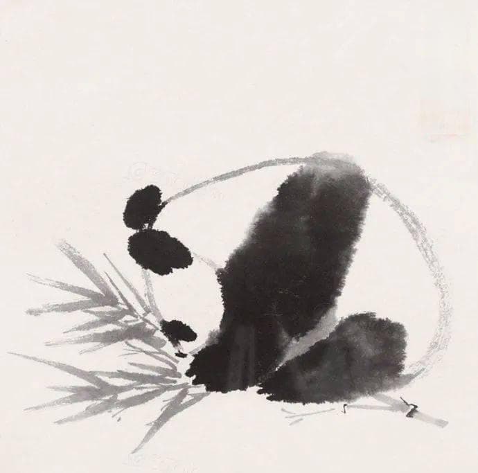 吴作人的动物画国宝大熊猫