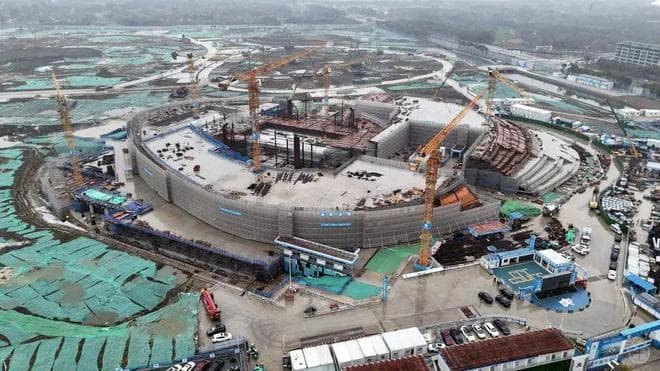 无锡奥林匹克体育中心：“一场两馆两中心”建设正加速推进，2026年建成