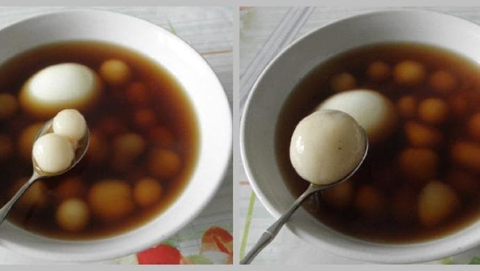 红糖醪糟汤圆