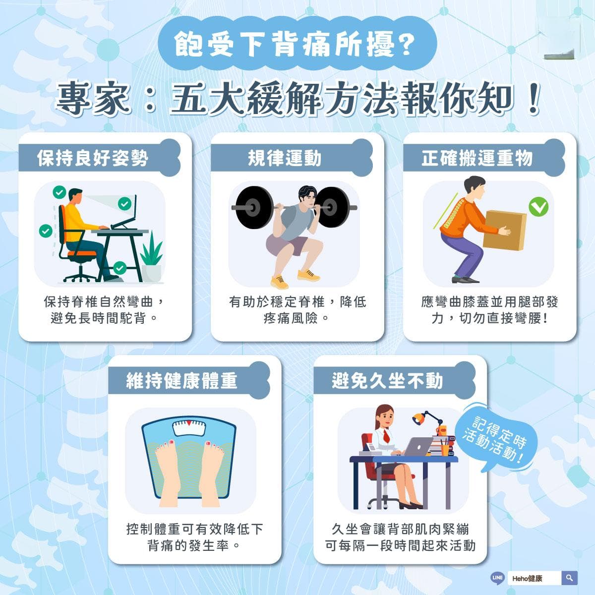 六至九成的人有「下背痛」困擾，專家傳授：五大緩解方法報你知！