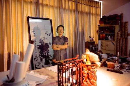 湖北艺术家陈汉生：书法绘画堆塑三绝，作品享誉海内外