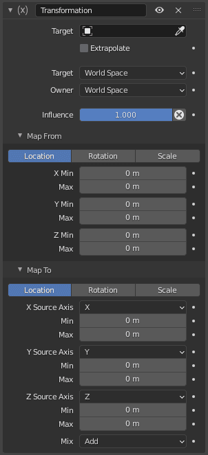 Blender 4.1 自设变换约束详解