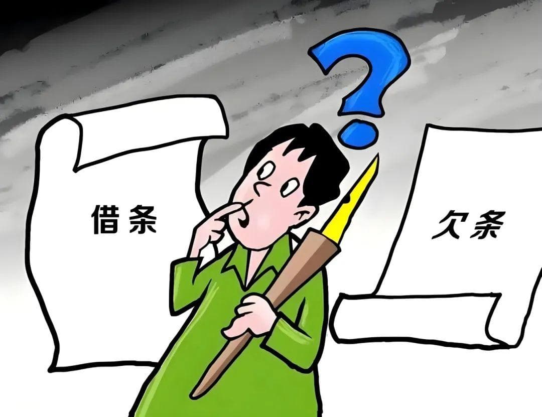 借条与欠条一样吗？一文说清借、欠条！
