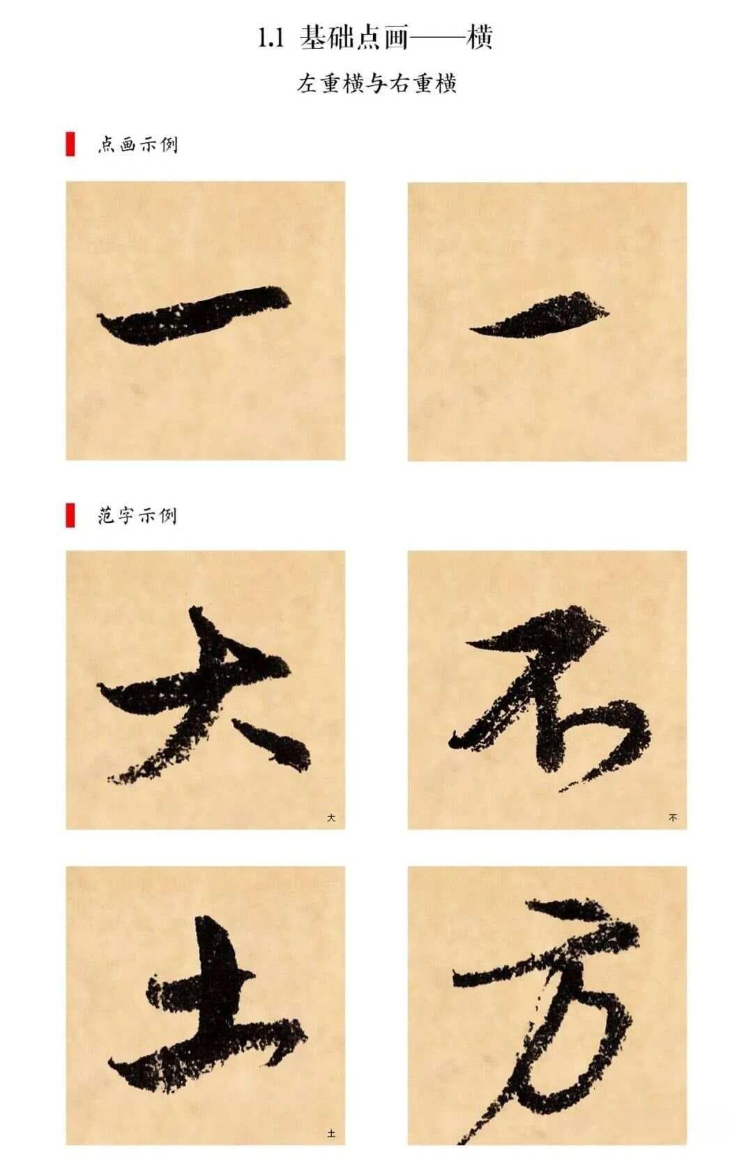 颜真卿行书《祭侄文稿》，基础点画临摹指导