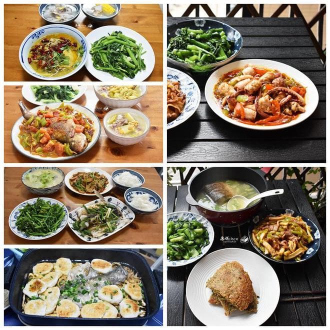 广东70后夫妻的6天晚餐，荤素搭配，家的味道
