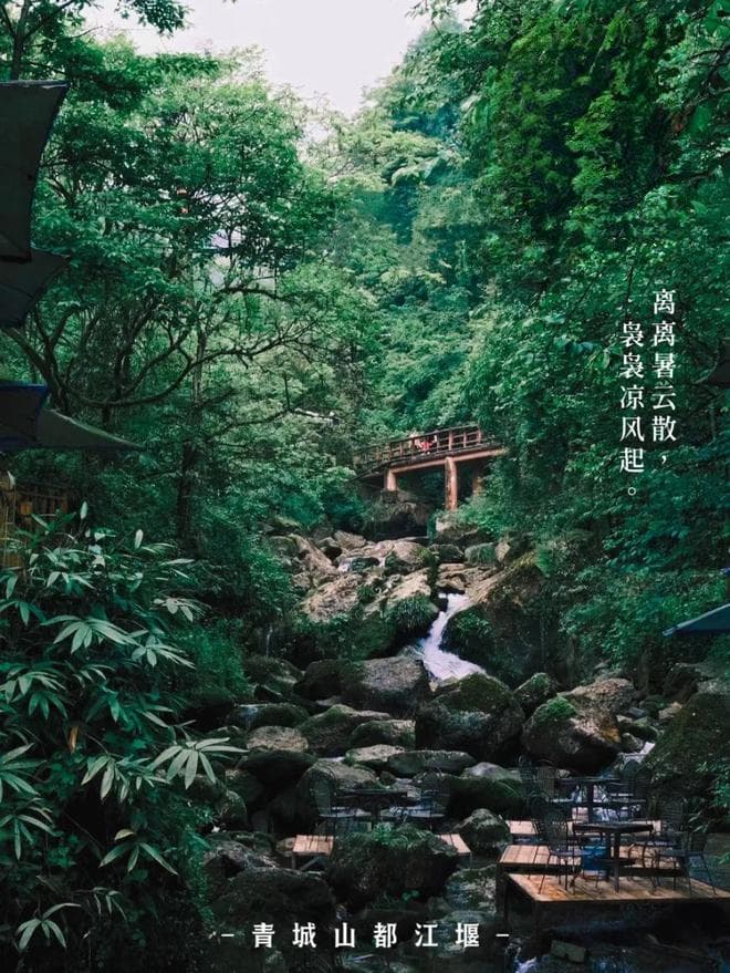 推门即是森林溪流！青城山这6家民宿带你360°躺看山野风光~