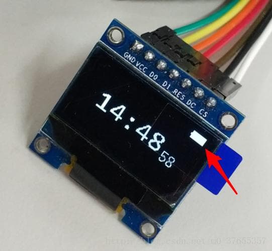 STM32+OLED实现电池电量可视化显示