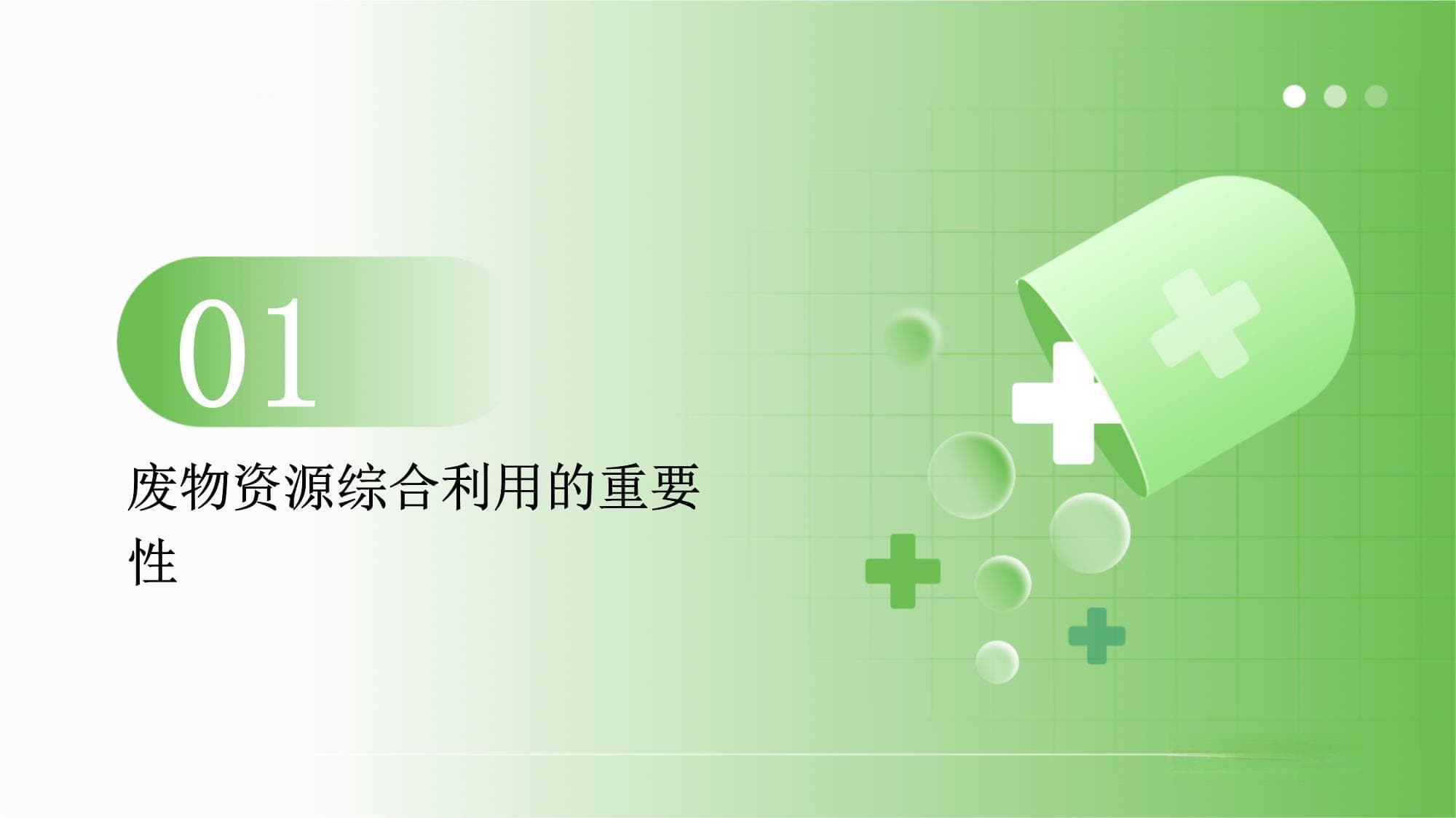 废物资源综合利用减少环境污染