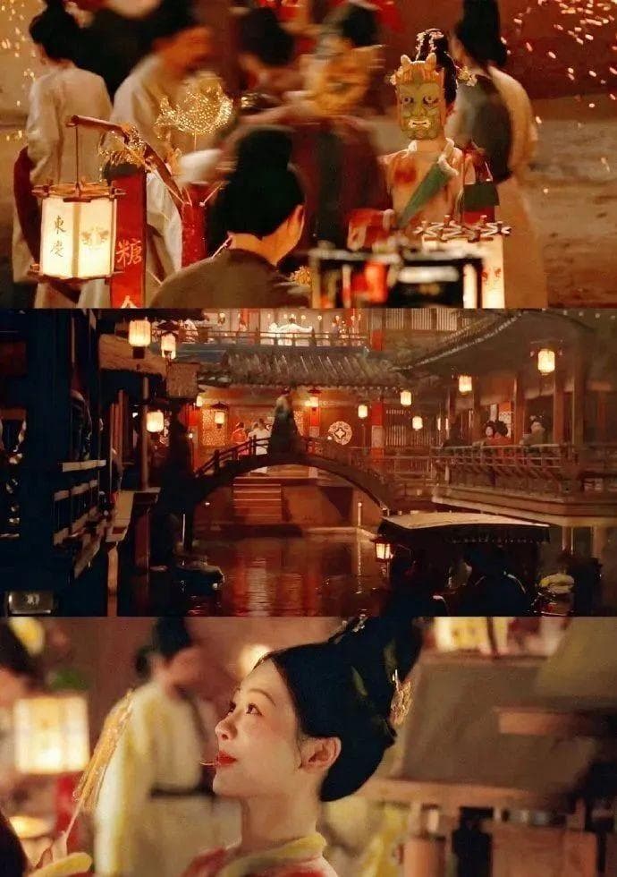 逛+吃+玩……《国色芳华》中的夜生活大运河畔也有同款