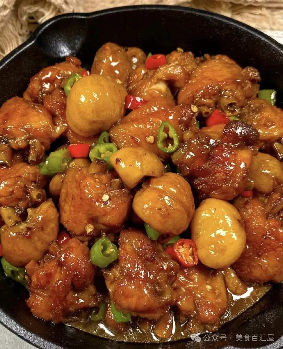 板栗烧鸡的精准做法