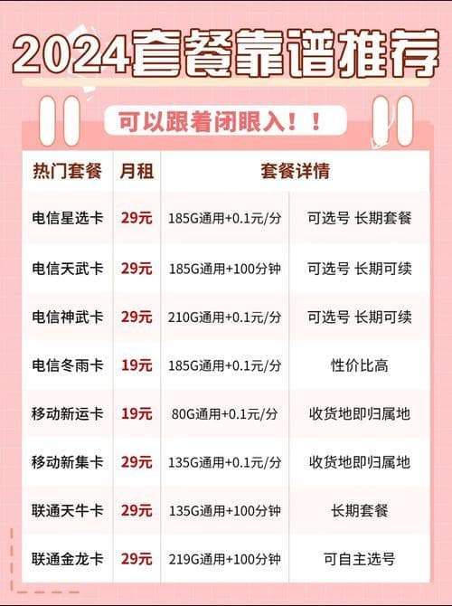 中国移动套餐全解析：如何选择最适合自己的套餐