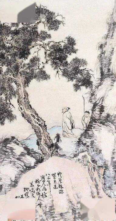 秦古柳山水画，苍润古朴！