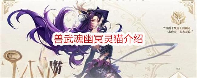 斗罗大陆史莱克学院幽冥灵猫详解：敏攻系武魂的战场之道
