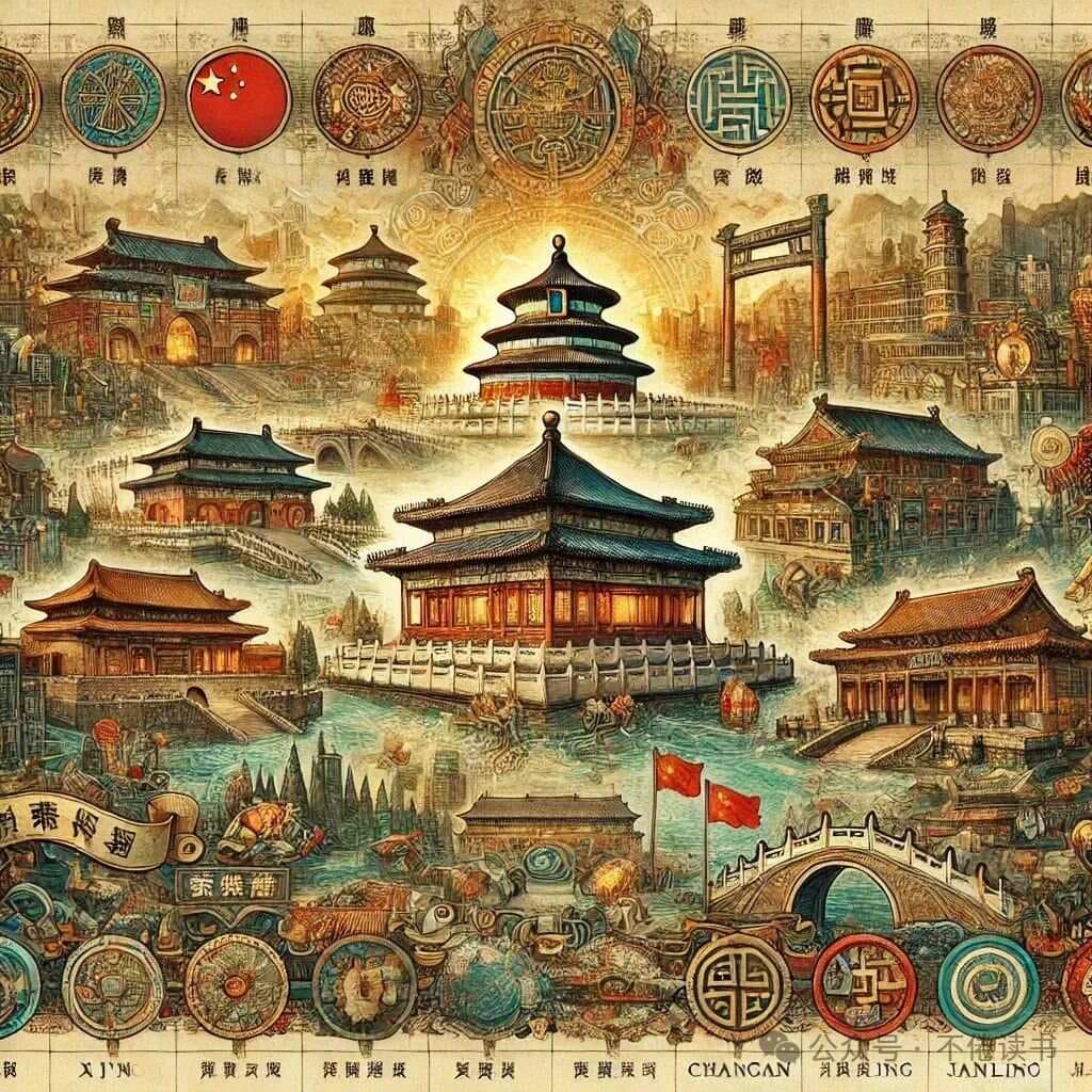 思维导图：中国主要城市及其旧称