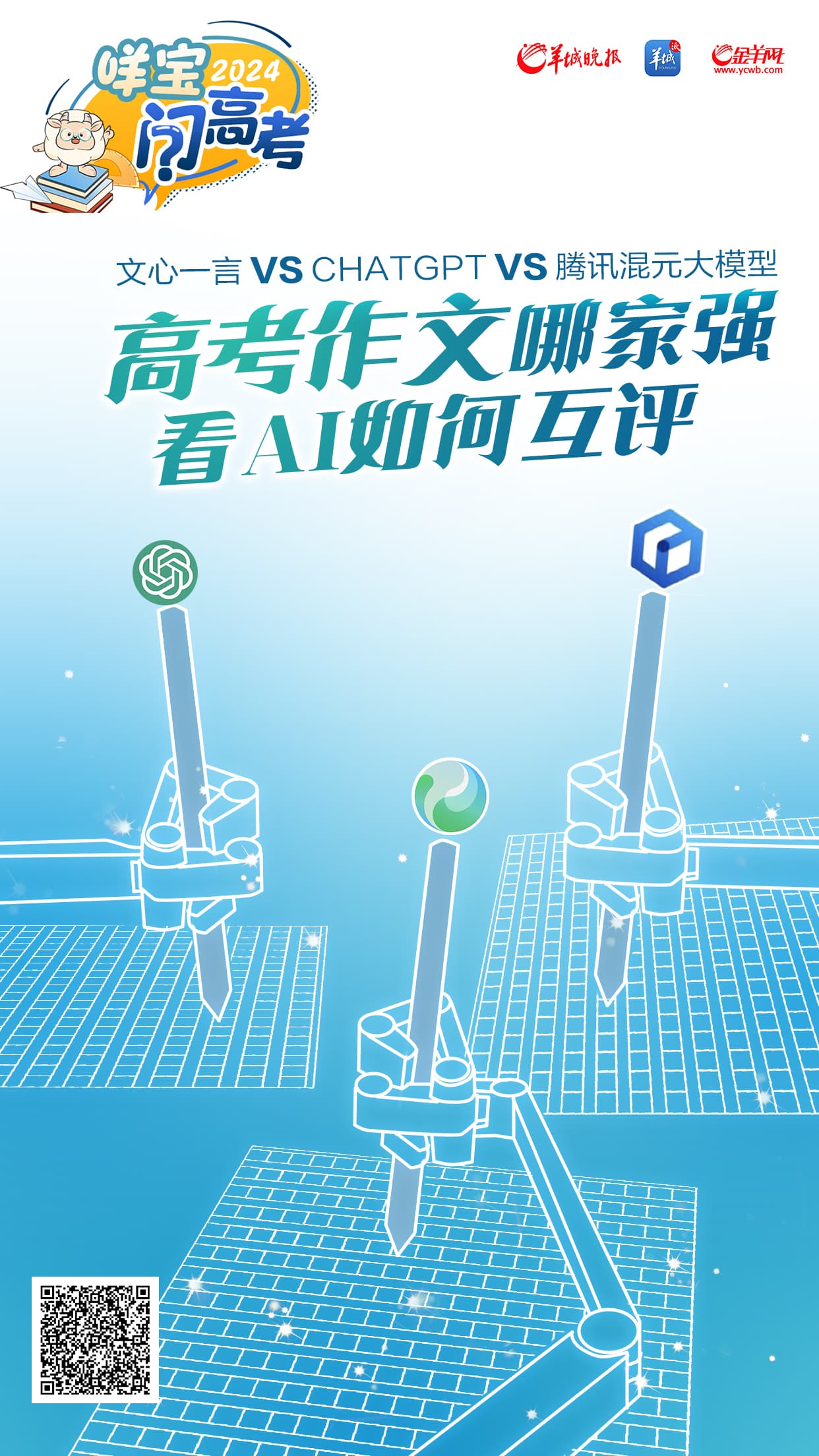【AI作文】高考作文看AI， AI自己写自己！互评得几分？