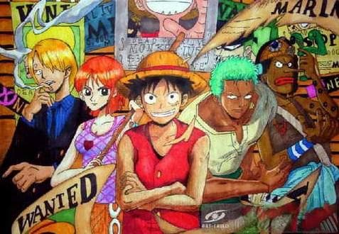 中国少儿书画大赛视角：探秘冒险类漫画的魅力——以《海贼王》为例