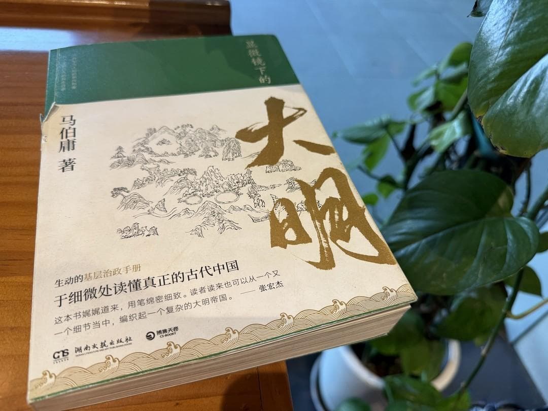 当显微镜对准大明，从马伯庸新作看历史书写的范式革命