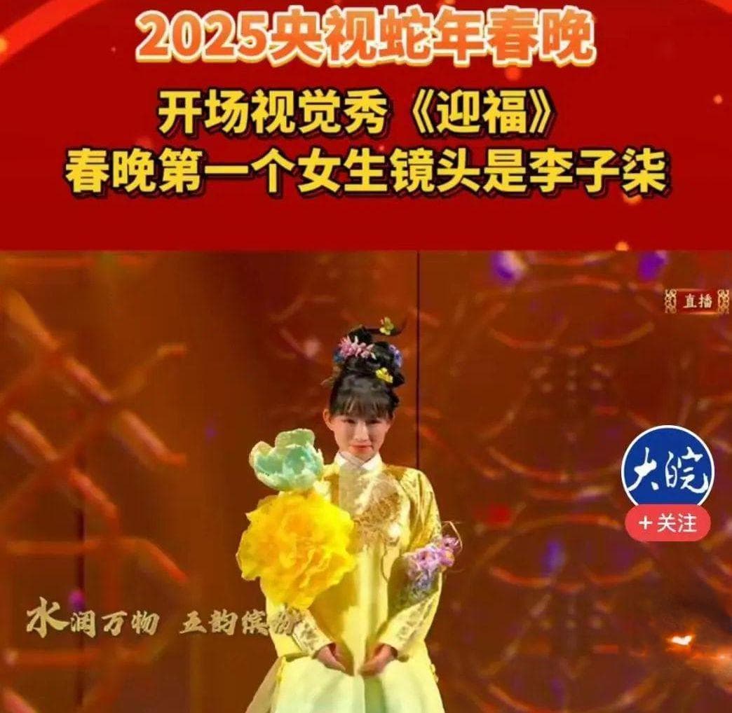 这才是顶流！李子柒拿下春晚首镜头，5秒向世界展示13种非遗技艺