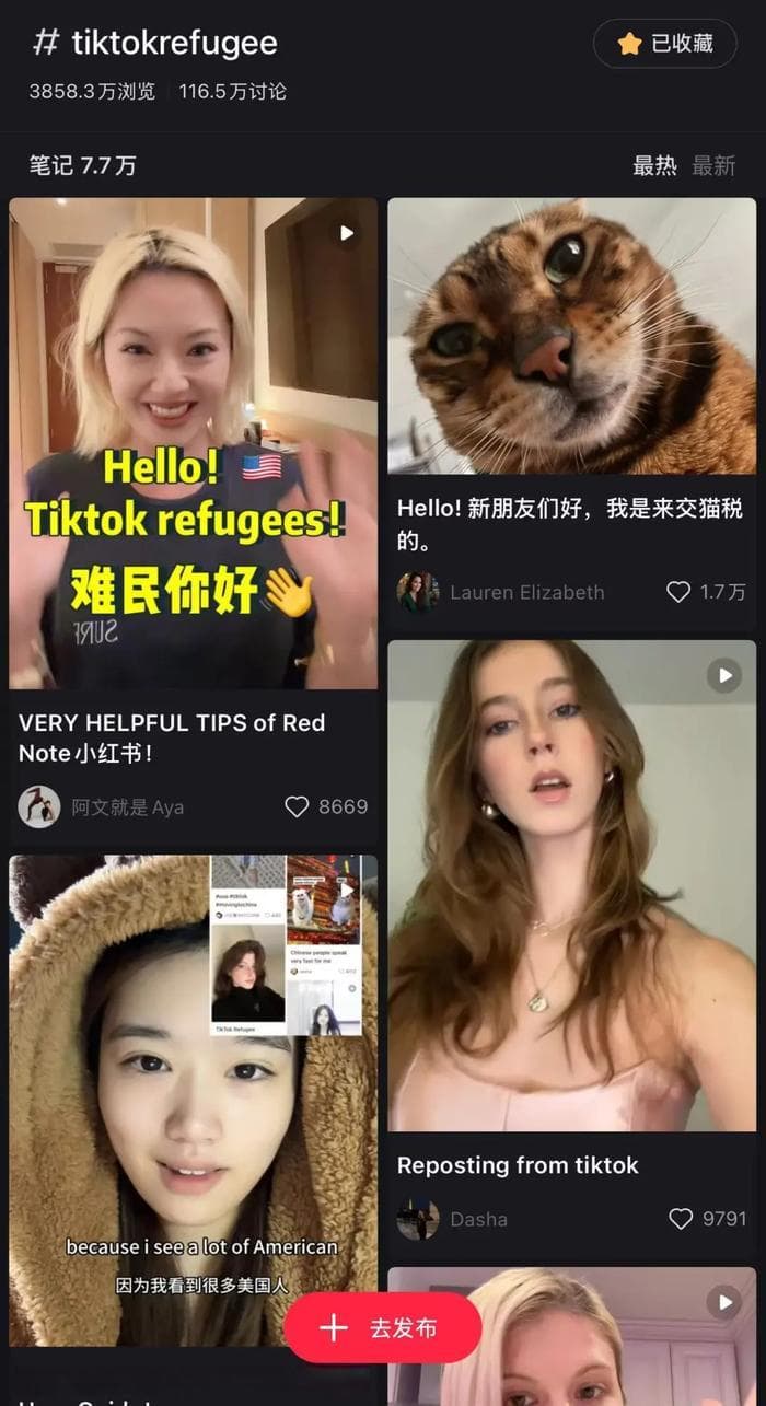 TikTok关闭美区后，小红书三天登顶80国并引发中美文化交流热