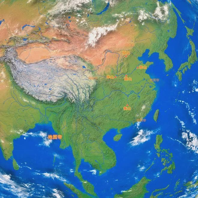 五岳都在哪？泰华恒衡嵩，你去过几座