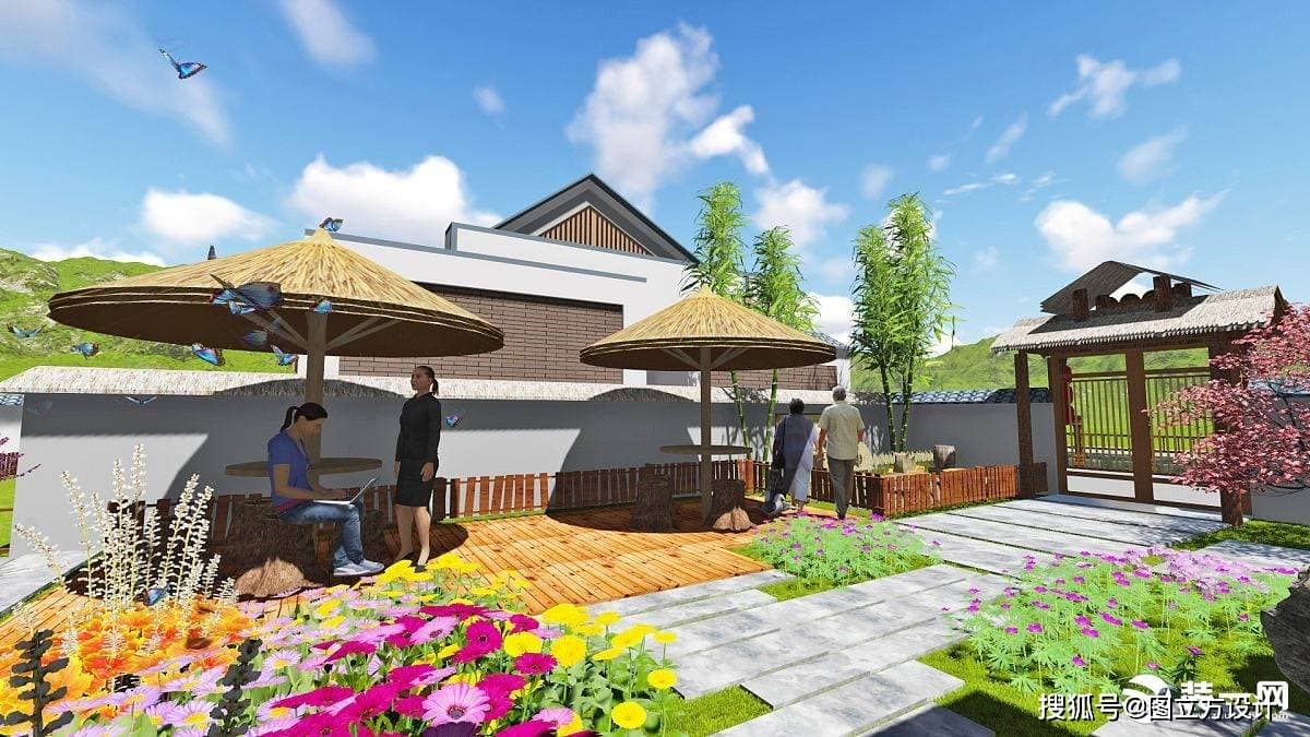 农村庭院效果图设计：打造自然与人文共生的田园生活空间