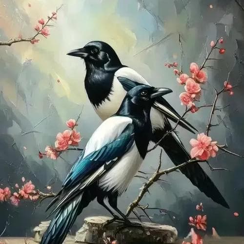 喜鹊：报喜之鸟的多重象征与文化寓意