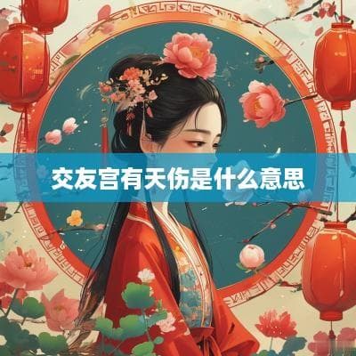 紫微斗数详解：交友宫有天伤的命理特征与应对之道