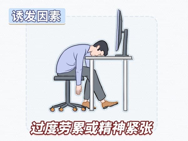 劳累、暴食、便秘、寒冷可诱发心梗，有这些症状需警惕！