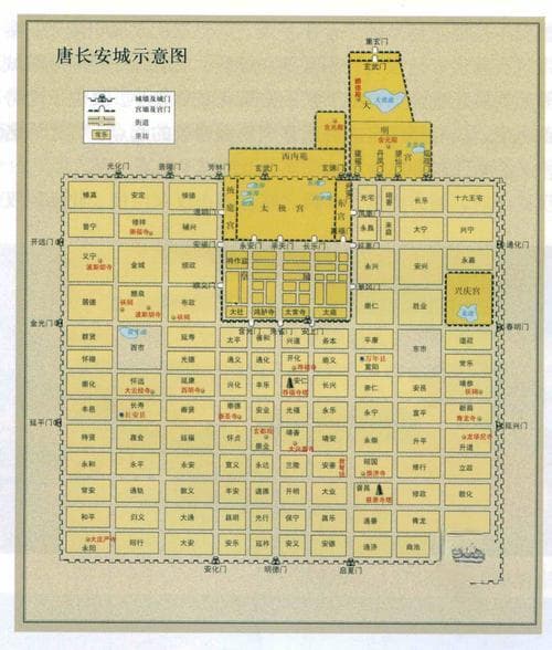 古代长安城地图：重现盛唐都城的辉煌与繁华