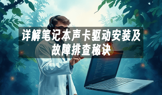 详解笔记本声卡驱动安装及故障排查秘诀