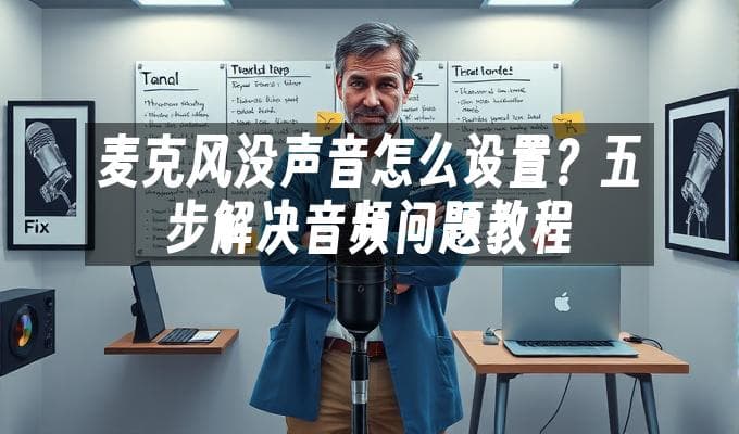 麦克风没声音怎么设置？五步解决音频问题教程