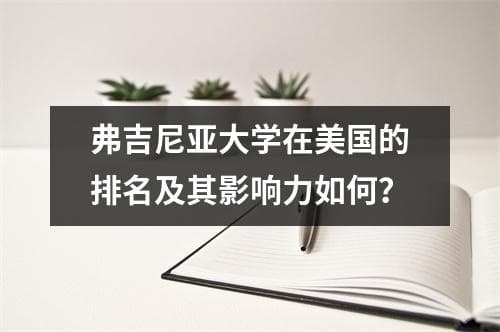 弗吉尼亚大学在美国的排名及其影响力如何？