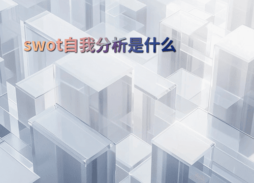 SWOT自我分析是什么