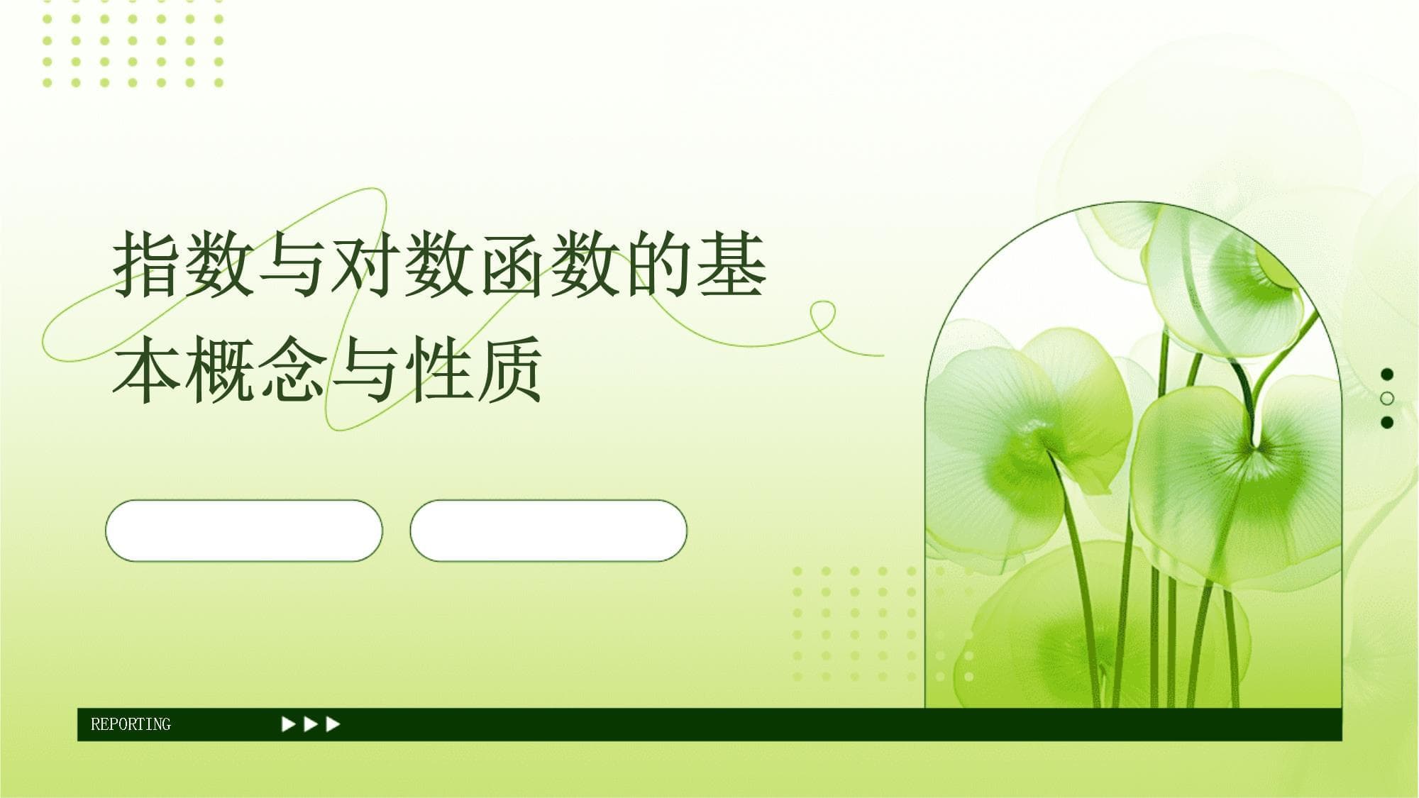 指数与对数函数的基本概念与性质