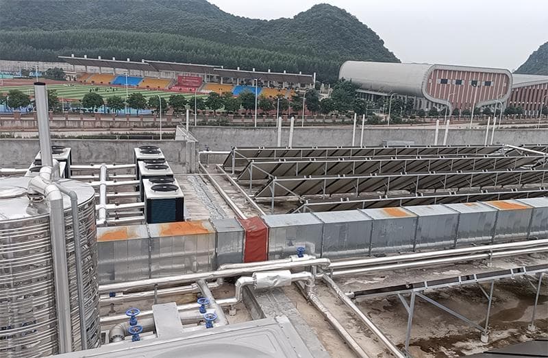 南宁市武鸣中医药大学东盟校区太阳能与空气能热水系统设计方案