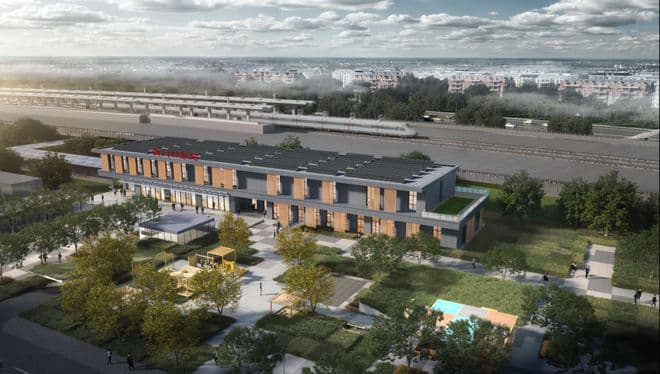 市郊铁路城市副中心线整体提升工程石景山段开工建设