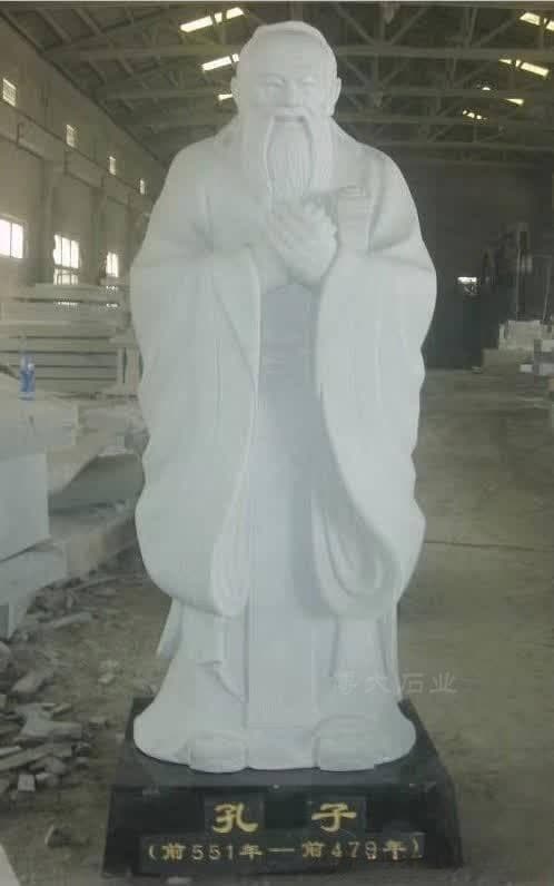 艺术之美：孔子石雕的雕刻技法与风格（多图欣赏）