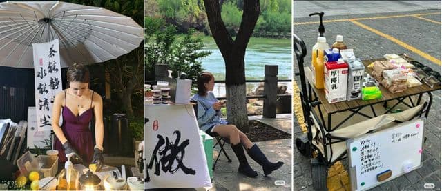 地摊餐饮热：月入上万？不上班的年轻人扎堆摆摊背后的真相