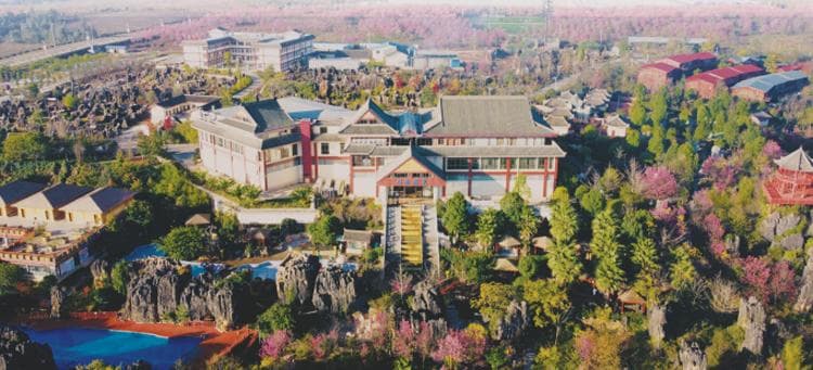 云南石林杏林大观园：集自然景观与文化体验于一体的度假胜地