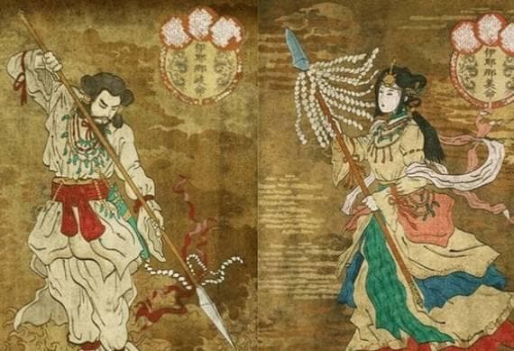 伊邪那岐与伊邪那美：日本创世神话中的夫妇神