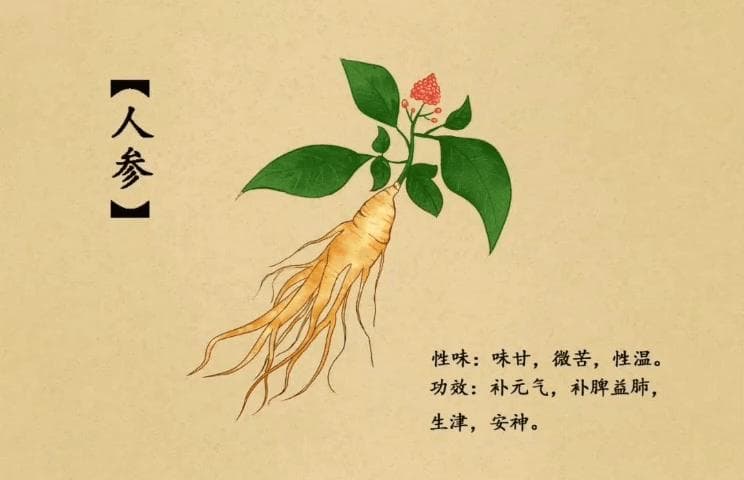 中药科普：人参的功效与使用注意事项