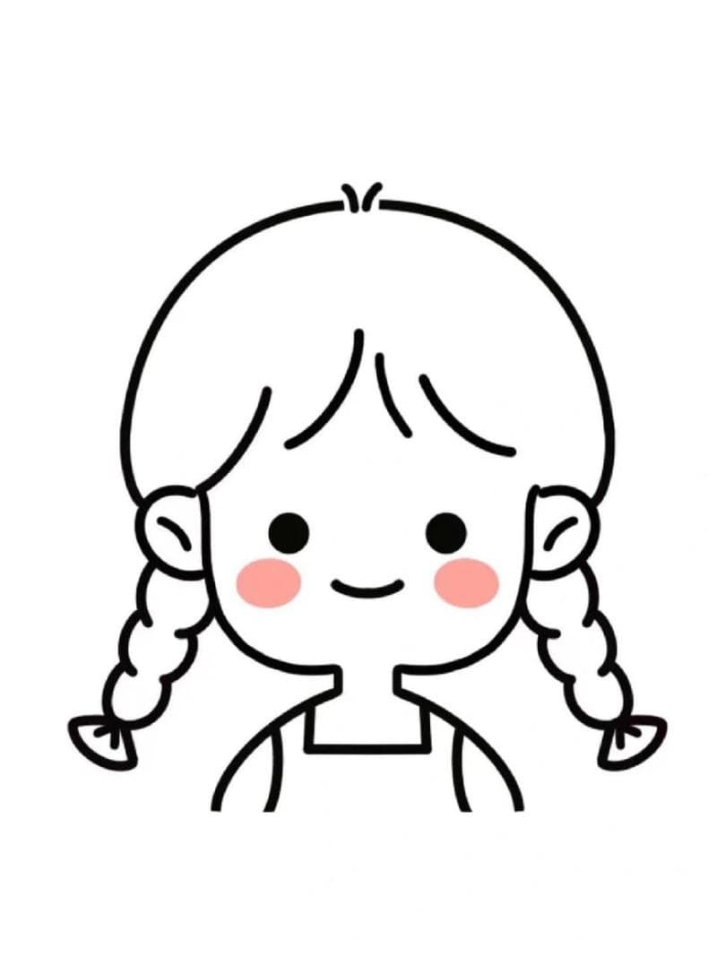 卡通女孩简笔画大全：简单又漂亮的绘画教程