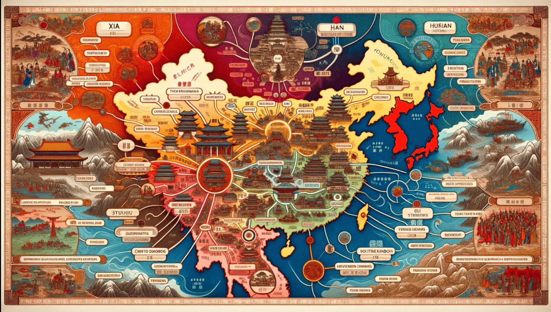 中国历史朝代记忆思维导图