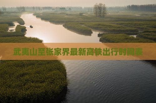 武夷山至张家界最新高铁出行时间表