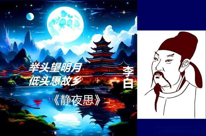 穿越白露的《秋夕旅怀》，李白青莲巷思乡情